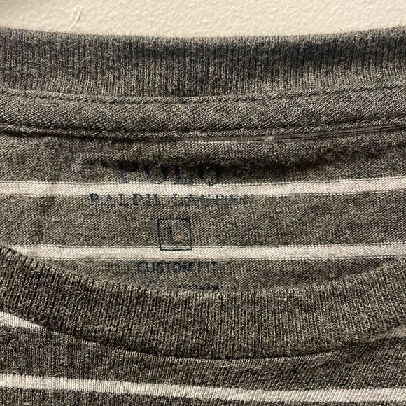Polo Ralph Lauren Casual Striped Short Sleeved T Shirt - Picture 3 of 4